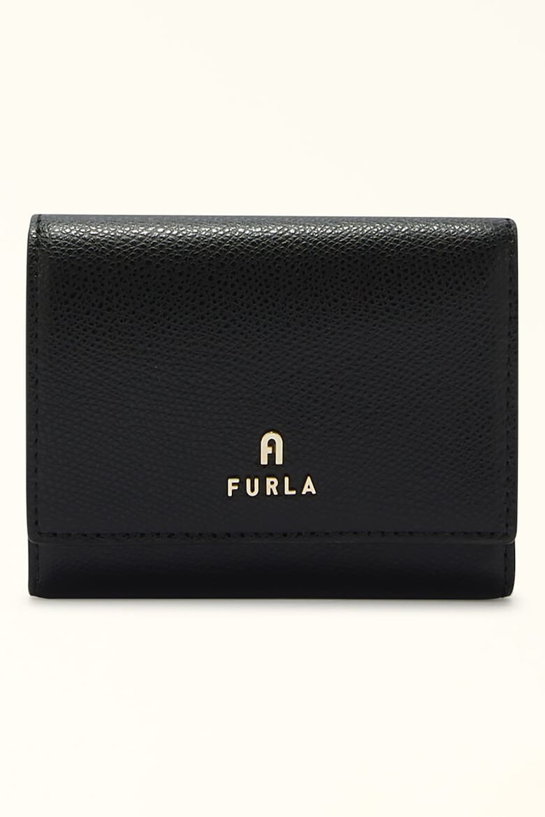 Furla Кожено портмоне Camelia с лого - Pepit.bg
