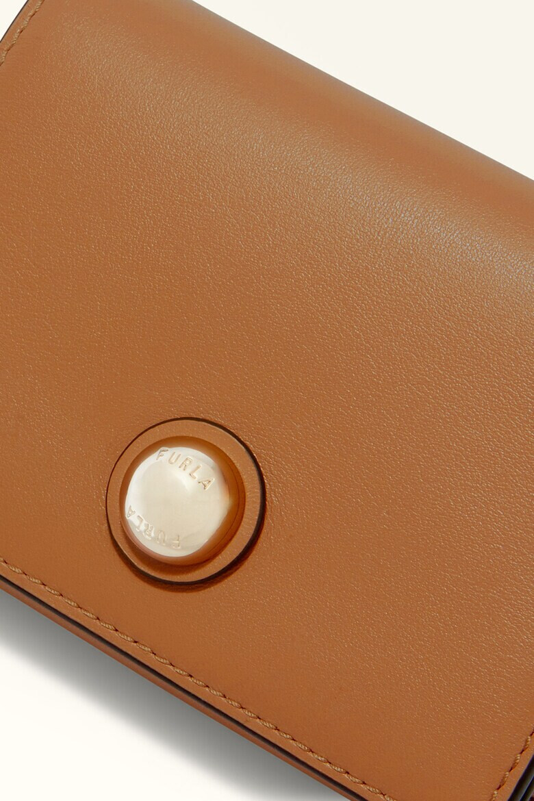 Furla Кожено портмоне Sfera с лого - Pepit.bg