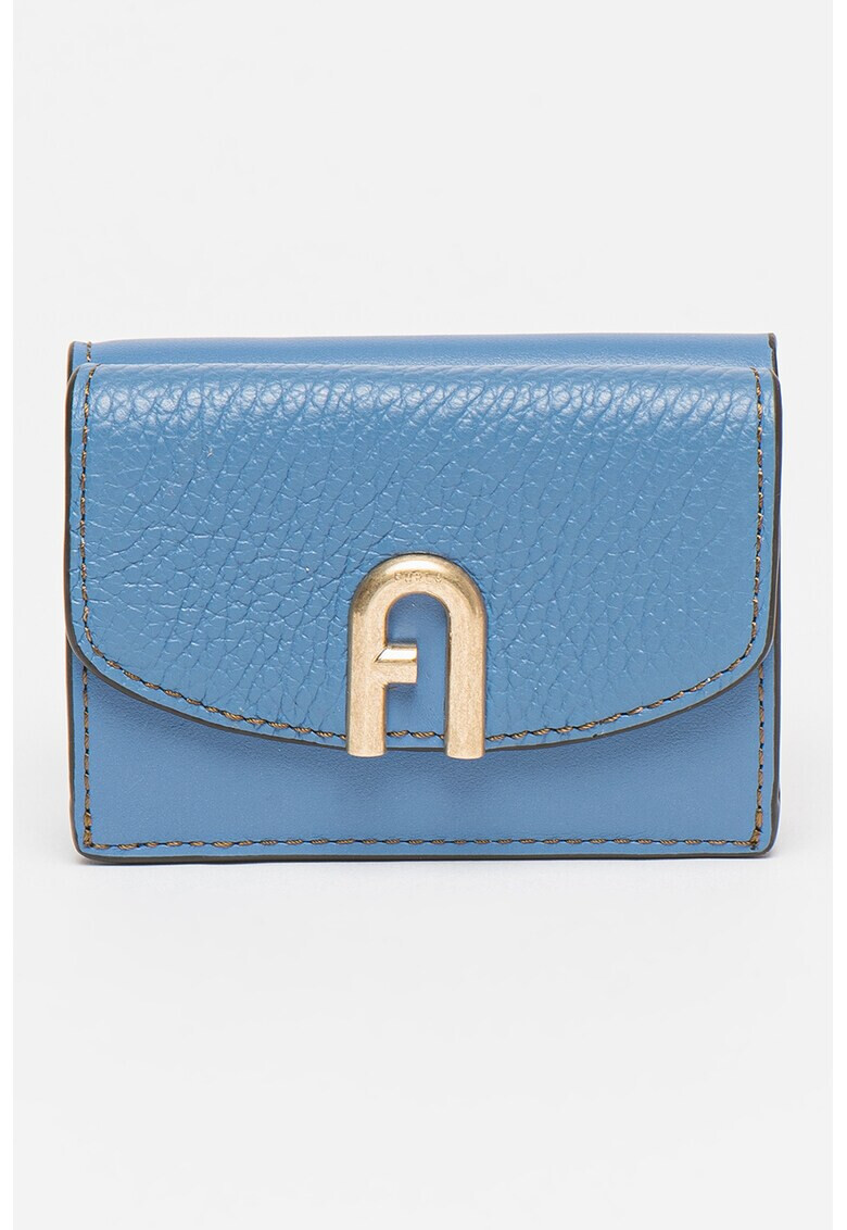 Furla Кожено портмоне Primula с лого - Pepit.bg