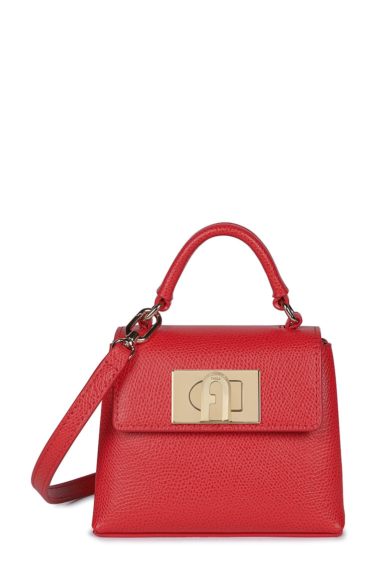 Furla Кожена чанта 1927 с лого - Pepit.bg
