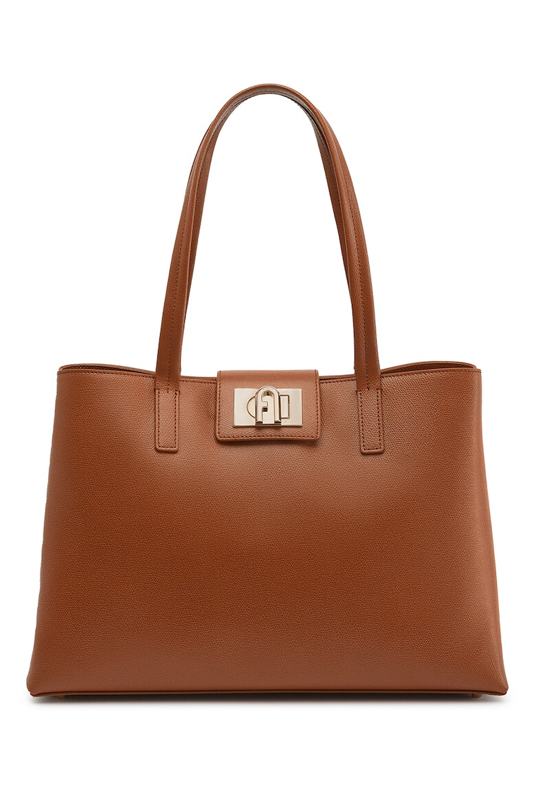 Furla Кожена чанта 1927 с релеф - Pepit.bg