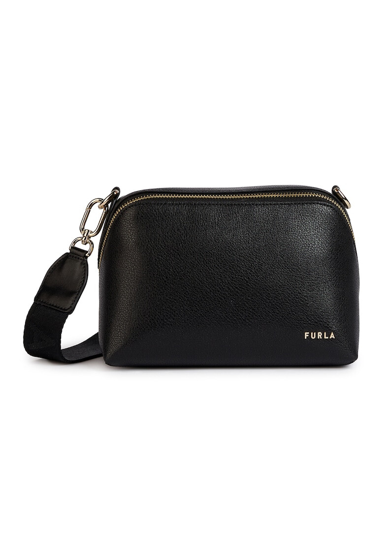 Furla Кожена чанта Amica с релеф - Pepit.bg