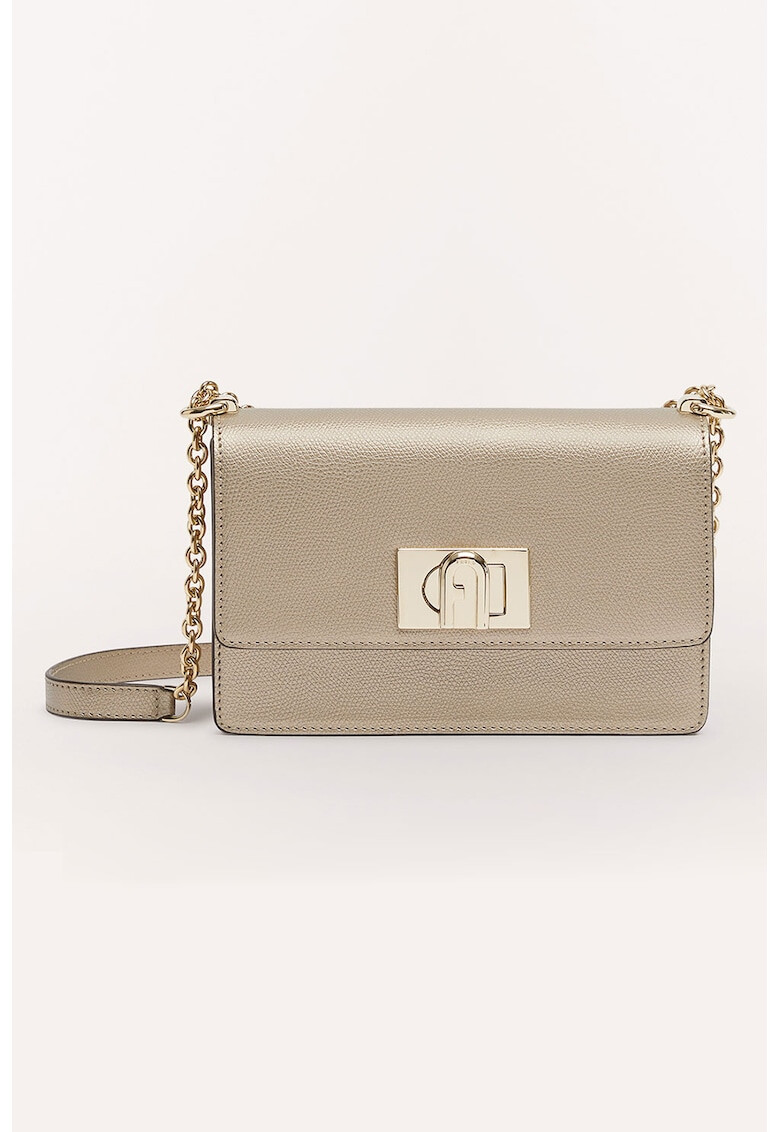 Furla Кожена чанта Bafkaco с релеф - Pepit.bg