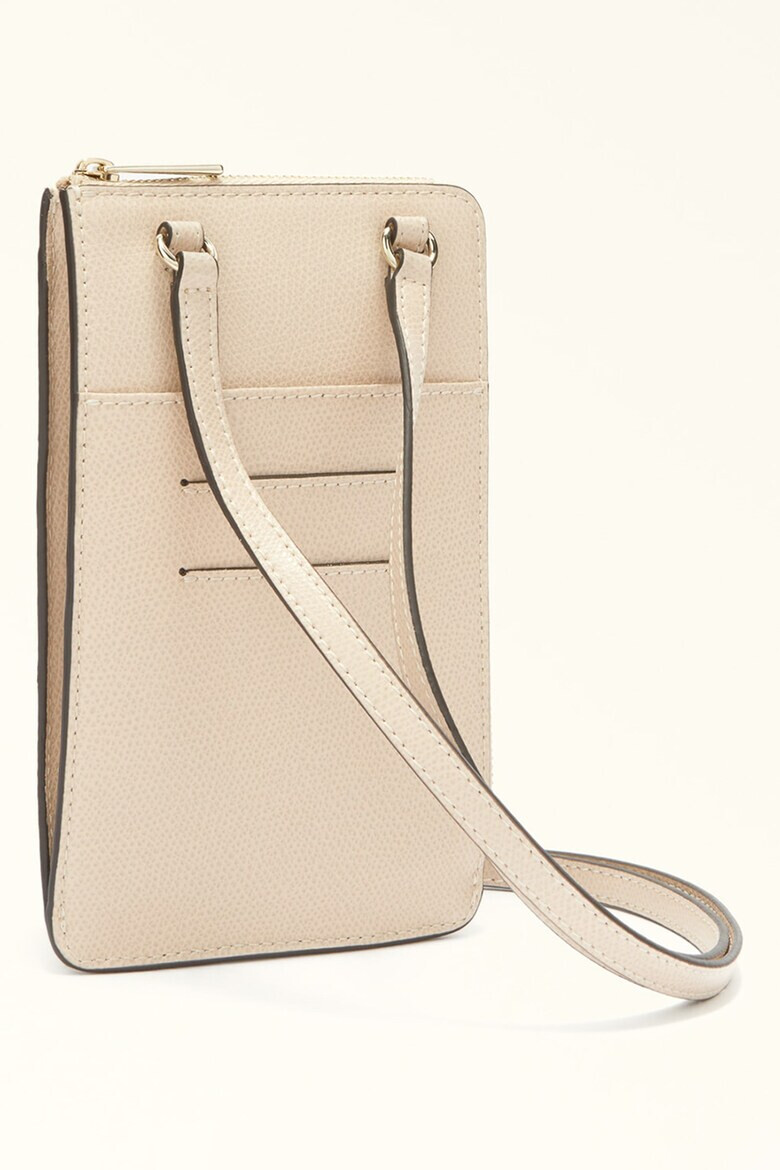 Furla Кожена чанта Camelia с лого - Pepit.bg