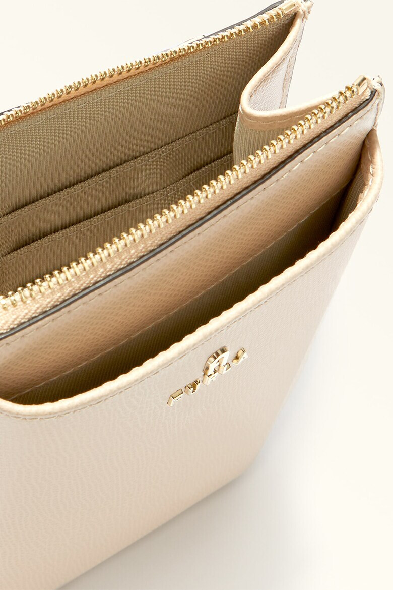 Furla Кожена чанта Camelia с лого - Pepit.bg