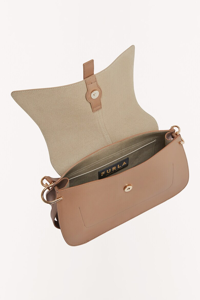 Furla Кожена чанта Flow - Pepit.bg