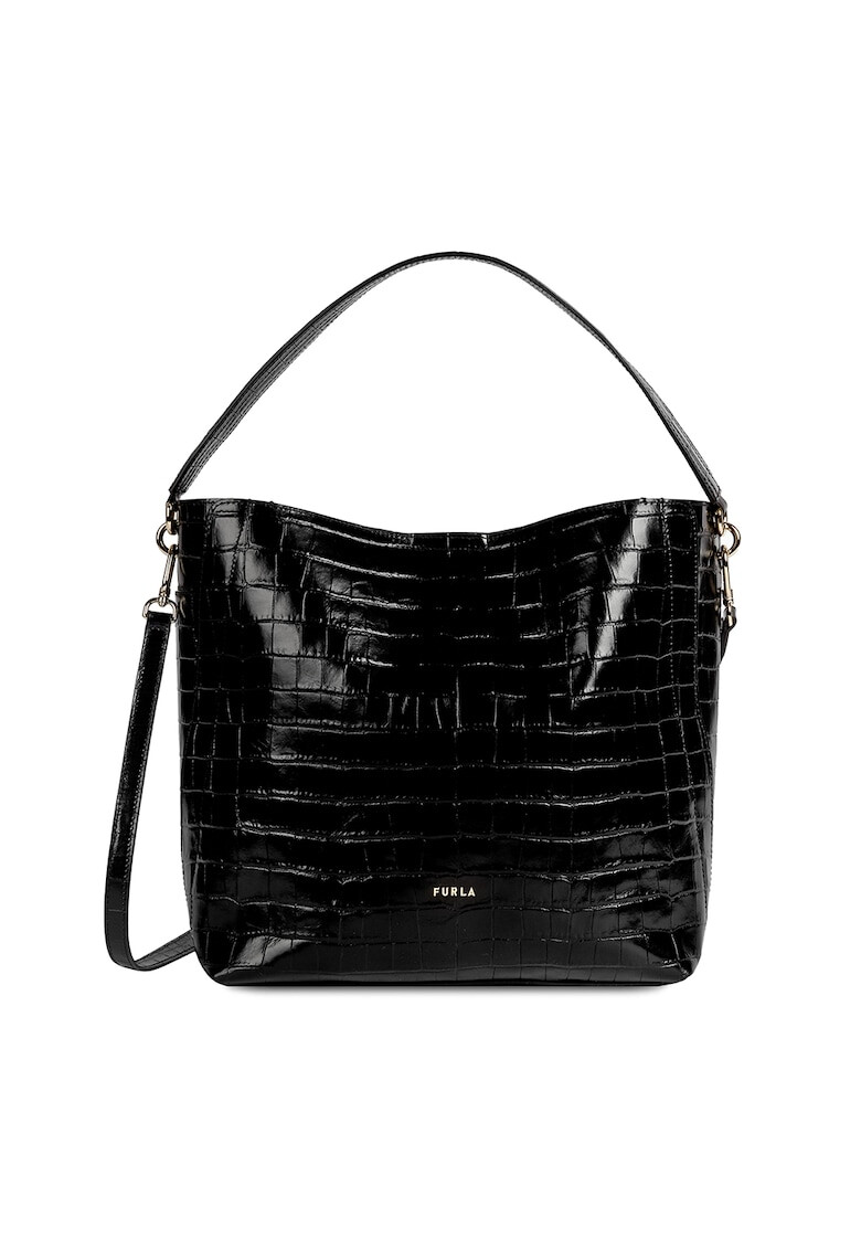 Furla Кожена чанта Хобо Grace - Pepit.bg