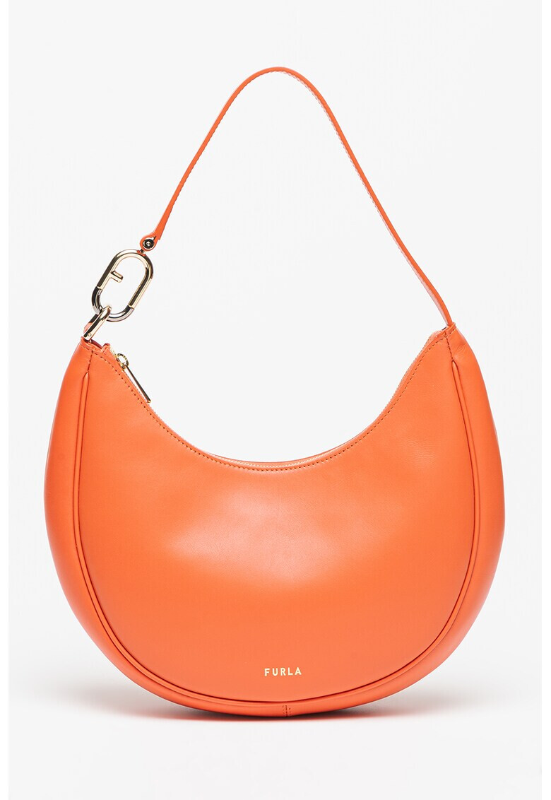 Furla Кожена чанта Хобо Primavera - Pepit.bg