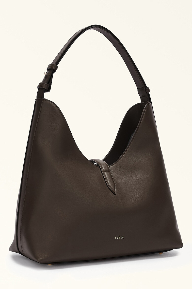 Furla Кожена чанта Хобо Goccia - Pepit.bg
