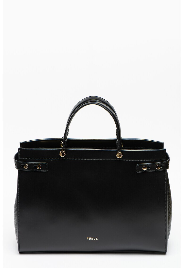 Furla Кожена чанта Lady M - Pepit.bg