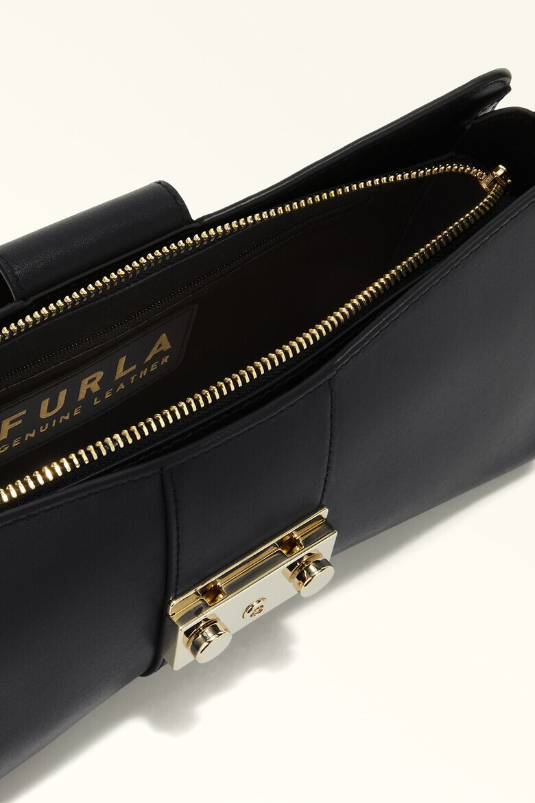 Furla Кожена чанта Metropolis с лого - Pepit.bg