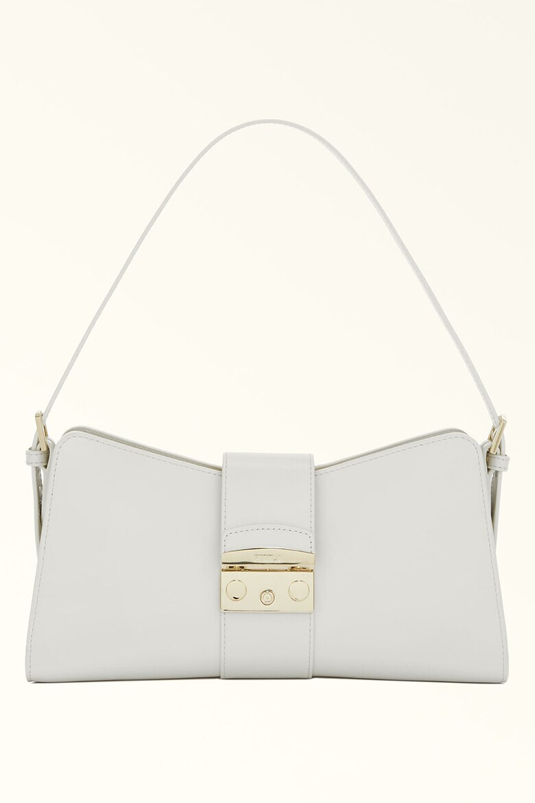 Furla Кожена чанта Metropolis с лого - Pepit.bg