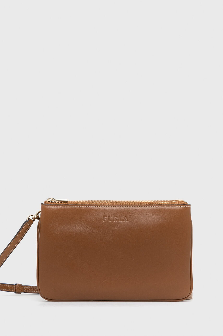 Furla Кожена чанта Miastella - Pepit.bg