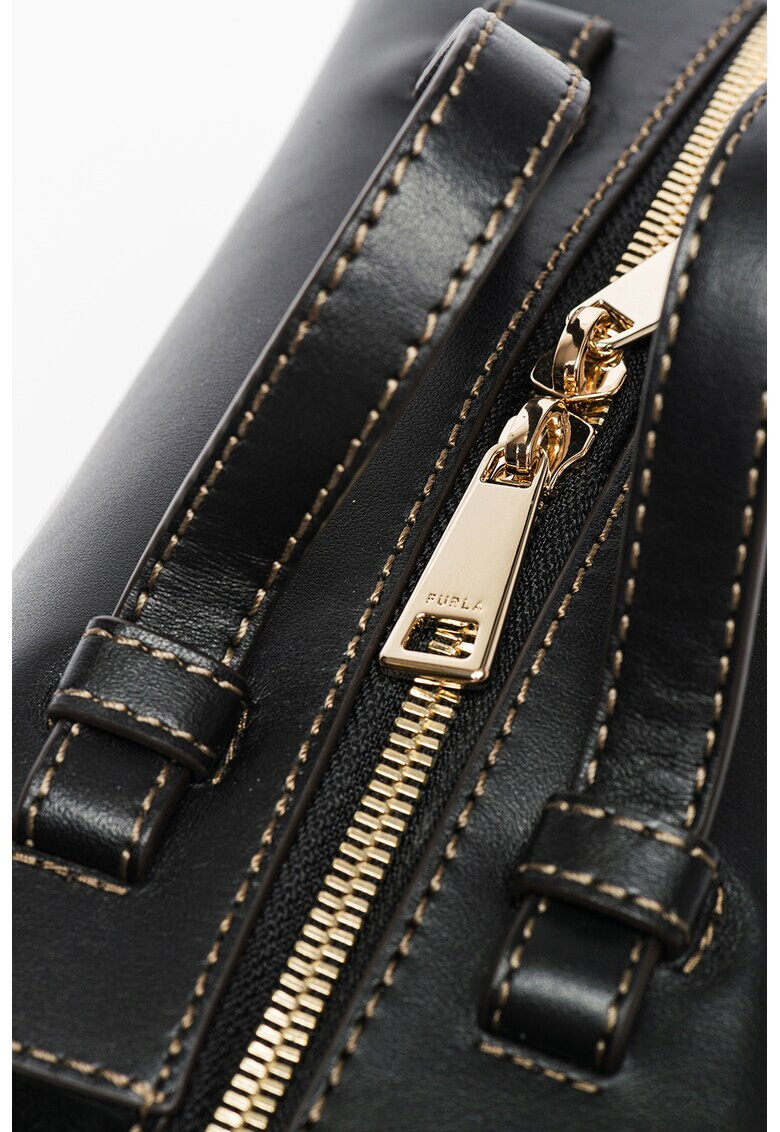 Furla Кожена чанта Miastella с велур - Pepit.bg