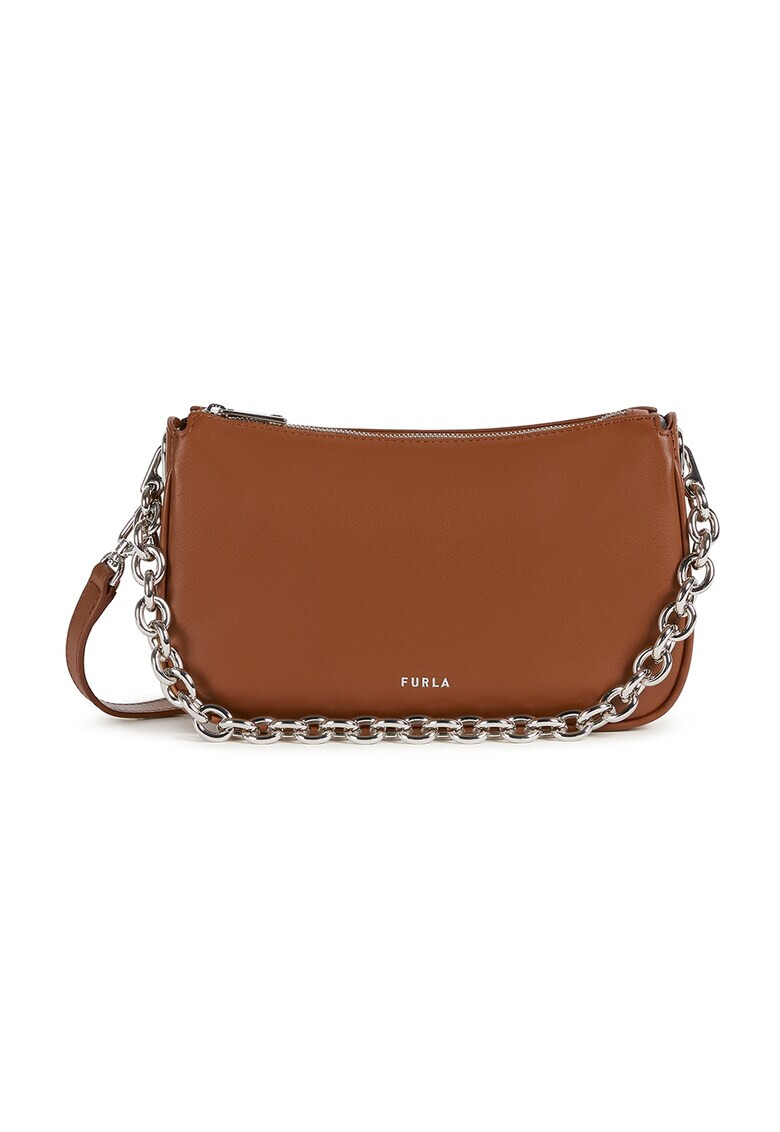 Furla Кожена чанта Moon - Pepit.bg