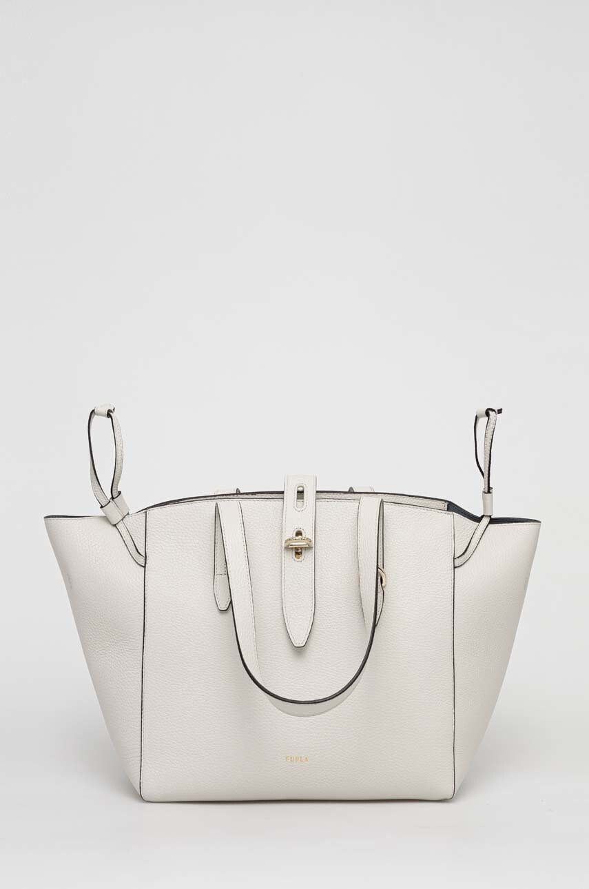 Furla Кожена чанта Net - Pepit.bg