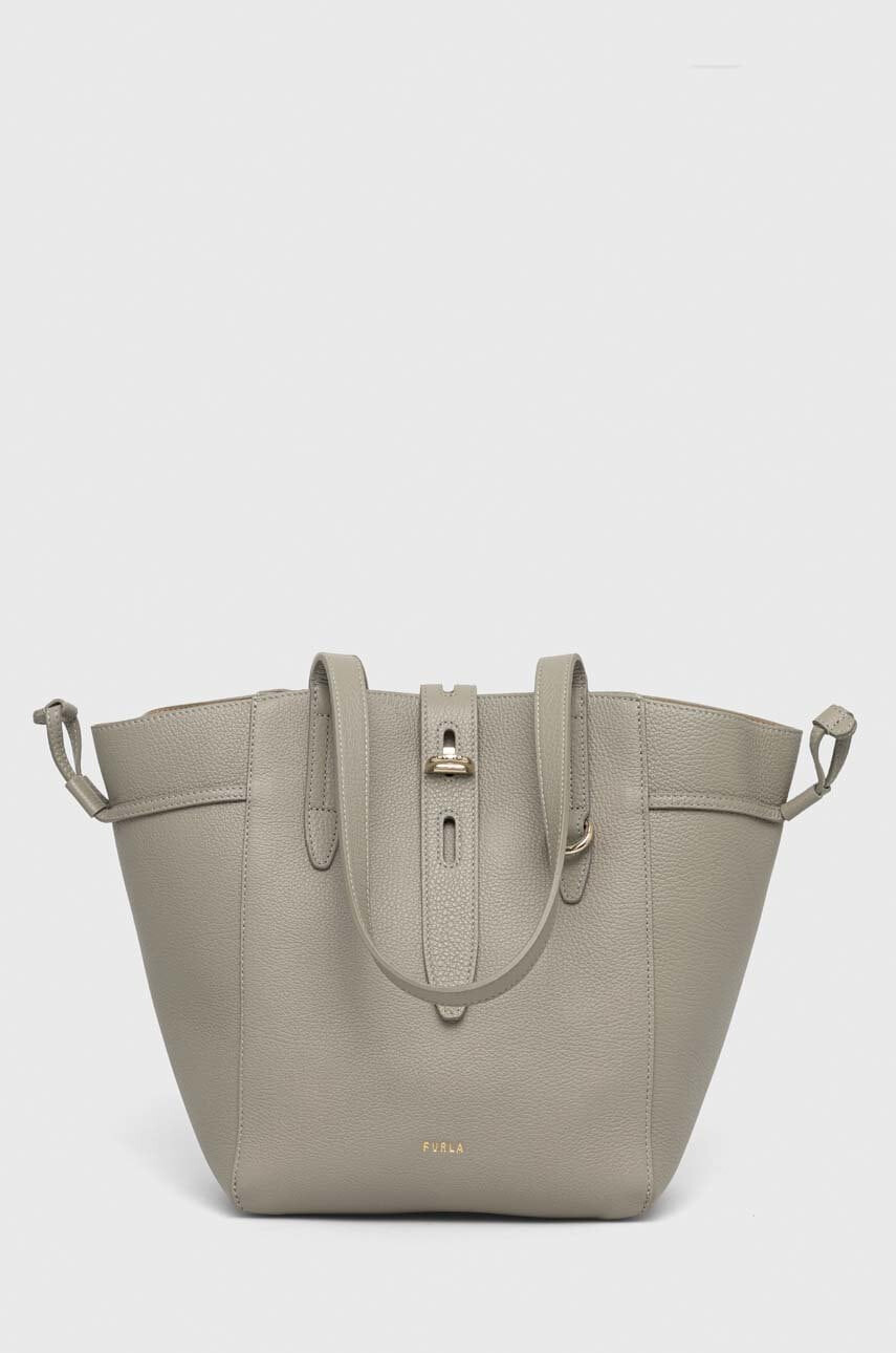 Furla Кожена чанта Net - Pepit.bg
