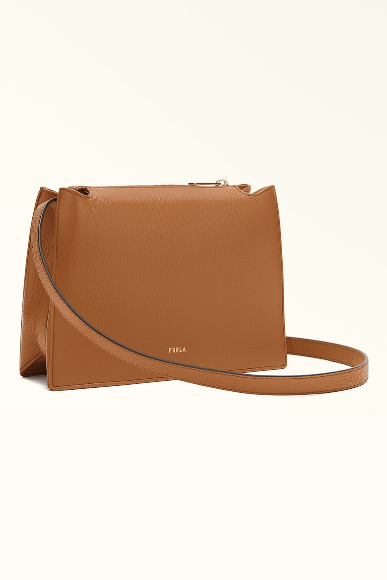 Furla Кожена чанта през рамо Nuvola - Pepit.bg