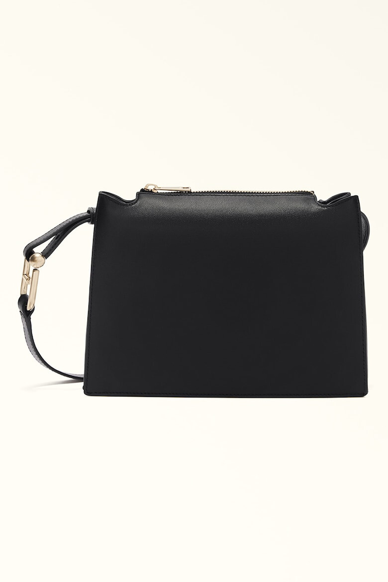 Furla Кожена чанта Nuvola S - Черен - Pepit.bg