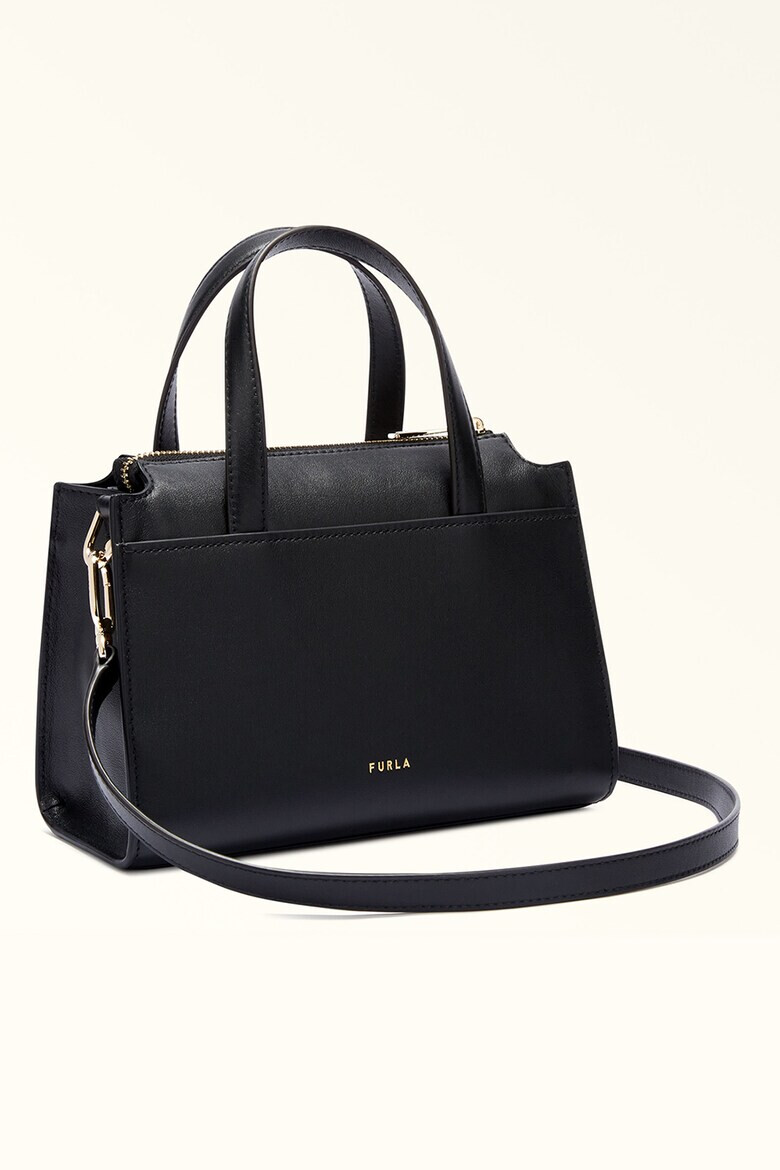 Furla Кожена чанта през рамо Nuvola - Pepit.bg
