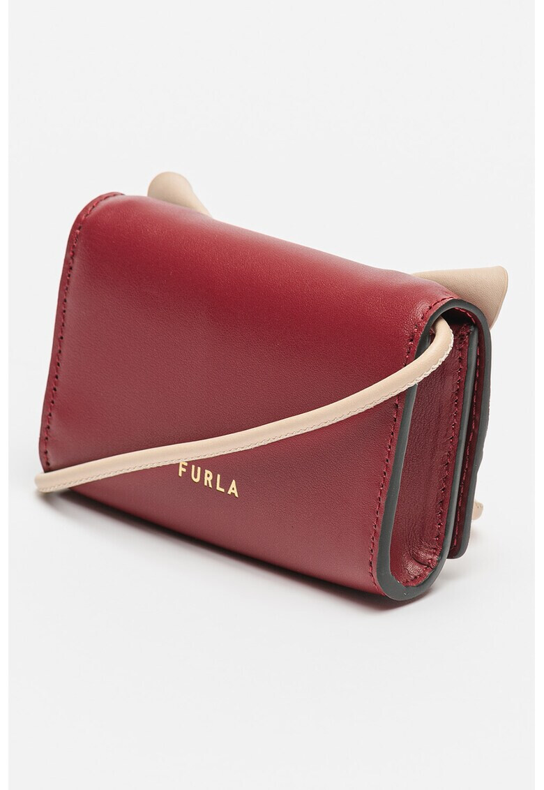Furla Кожена чанта през рамо Allegra Fox - Pepit.bg