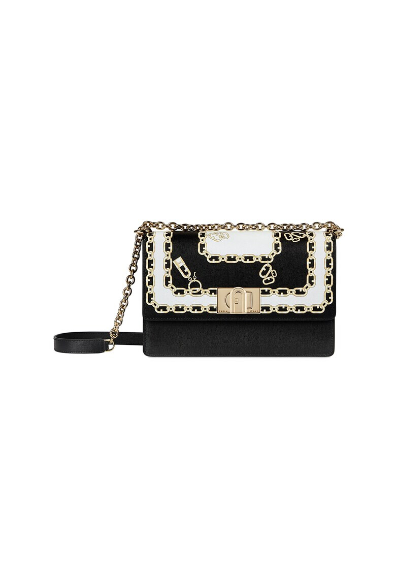 Furla Кожена чанта през рамо Bafi - Pepit.bg