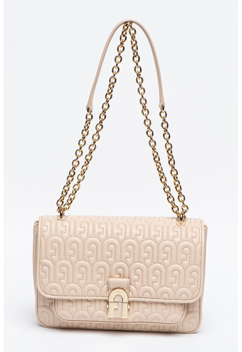 Furla Кожена чанта през рамо Cosy - Pepit.bg