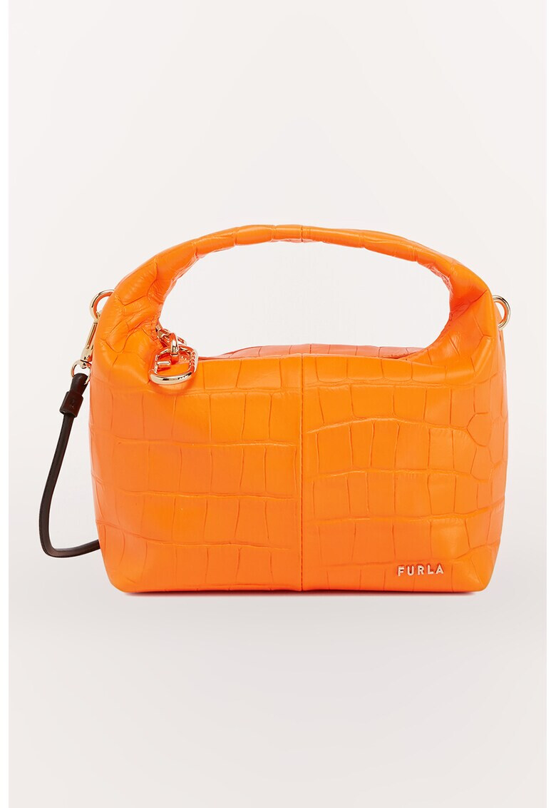 Furla Кожена чанта през рамо Ginger - Pepit.bg