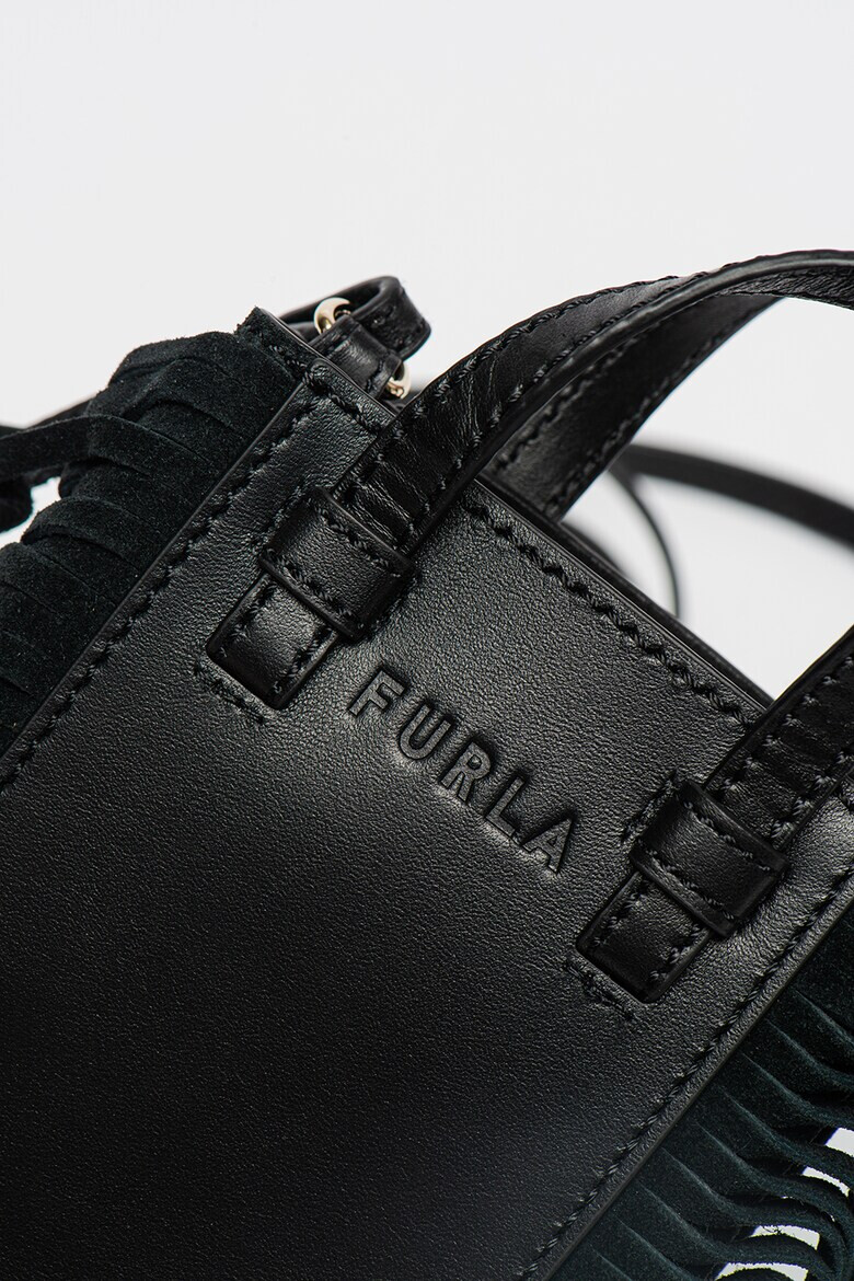 Furla Кожена чанта през рамо Miastella - Pepit.bg