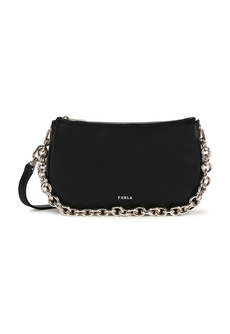 Furla Кожена чанта Moon - Pepit.bg