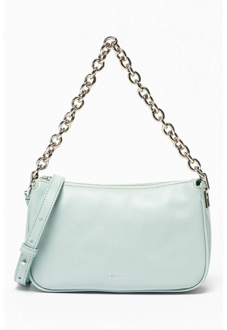 Furla Кожена чанта Moon - Pepit.bg