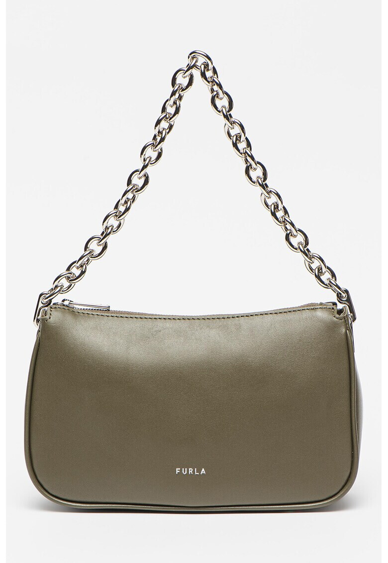 Furla Кожена чанта Moon - Pepit.bg