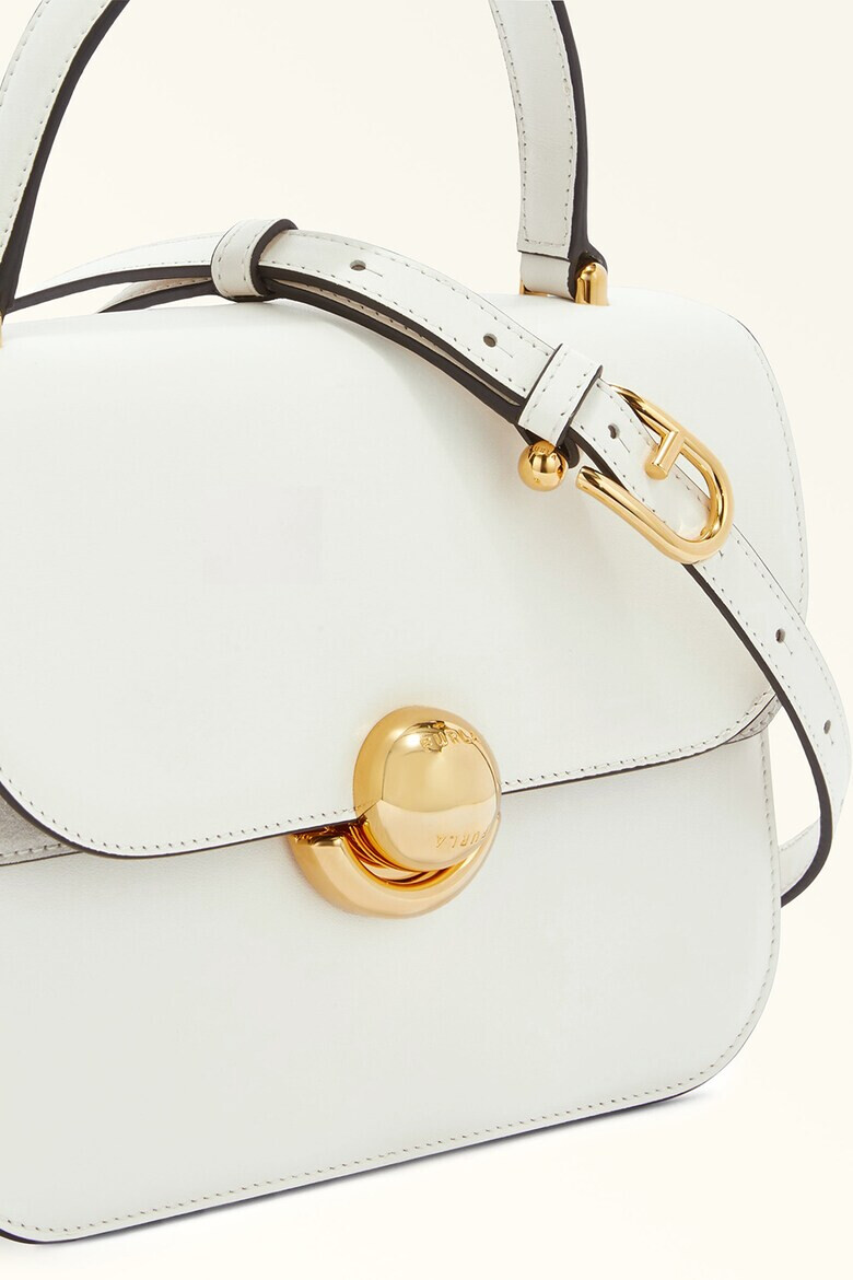 Furla Кожена чанта през рамо Sfera с допълнителна презрамка - Pepit.bg