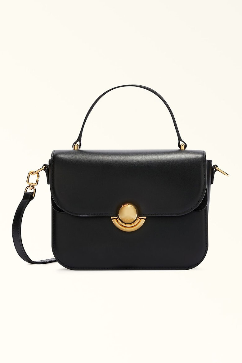 Furla Кожена чанта през рамо Sfera с допълнителна презрамка - Pepit.bg