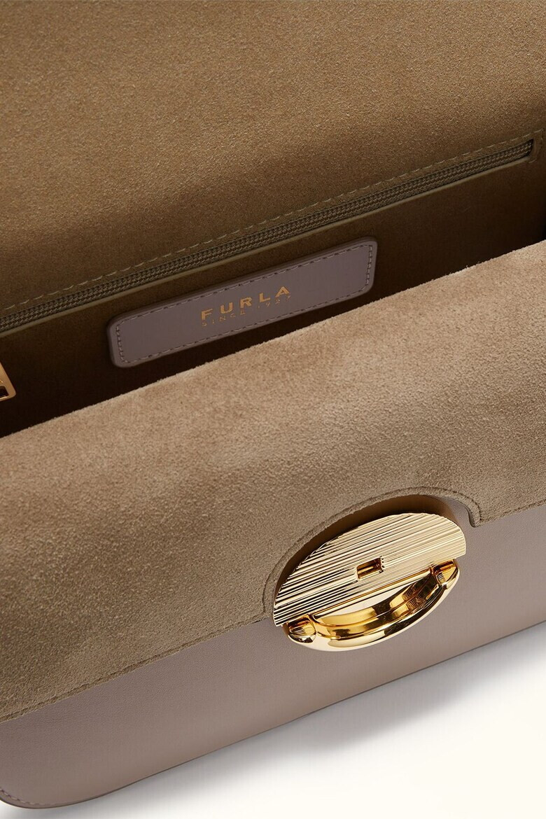 Furla Кожена чанта през рамо Sfera с допълнителна презрамка - Pepit.bg