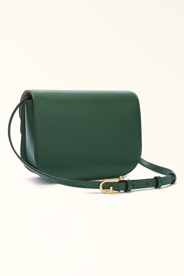 Furla Кожена чанта през рамо Sfera - Зелен - Pepit.bg