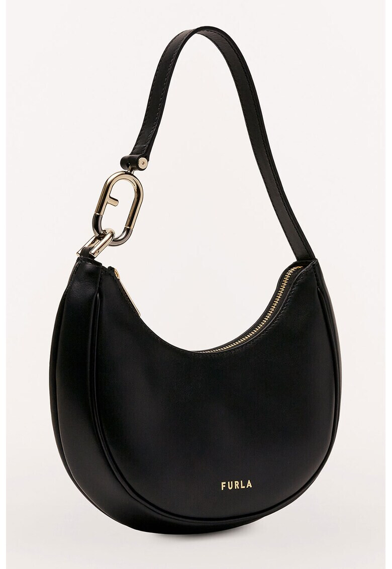 Furla Кожена чанта Primavera Хобо с цип - Pepit.bg