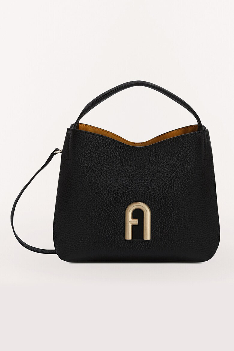 Furla Кожена чанта Primula с релеф - Pepit.bg