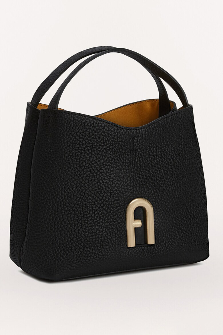 Furla Кожена чанта Primula с релеф - Pepit.bg