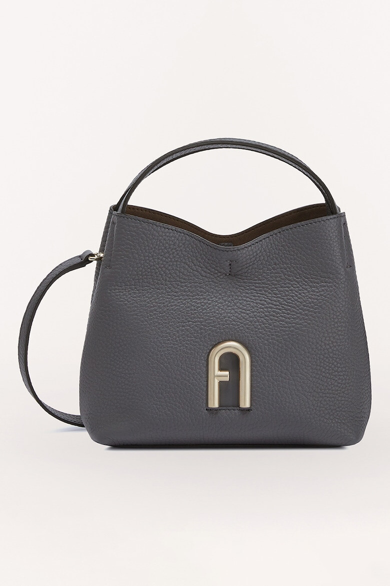 Furla Кожена чанта Primula с релеф - Pepit.bg