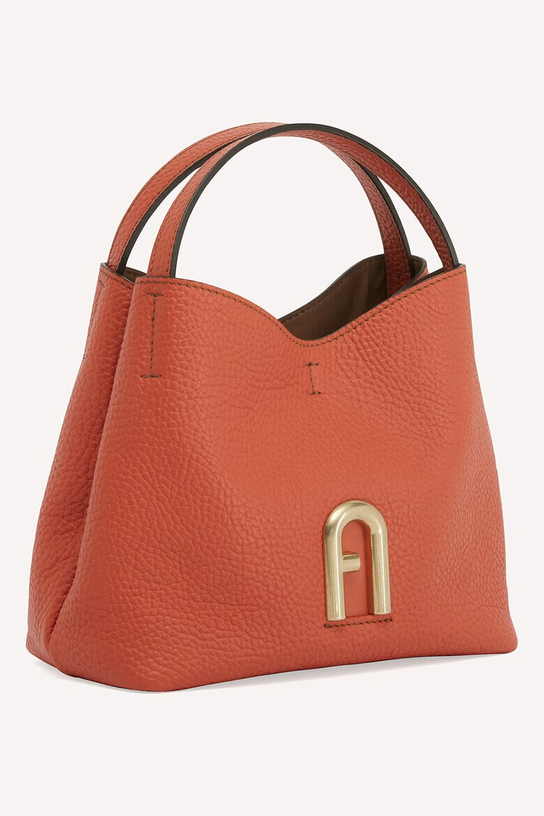 Furla Кожена чанта Primula с релеф - Pepit.bg