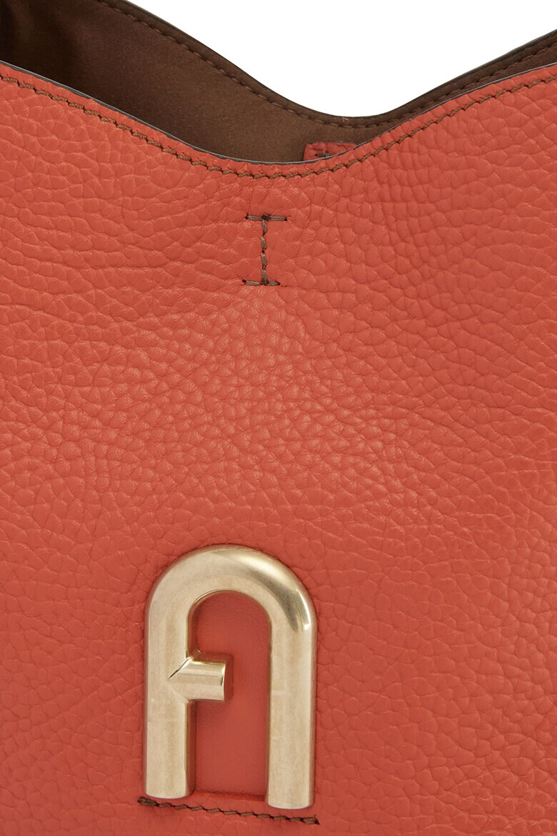 Furla Кожена чанта Primula с релеф - Pepit.bg