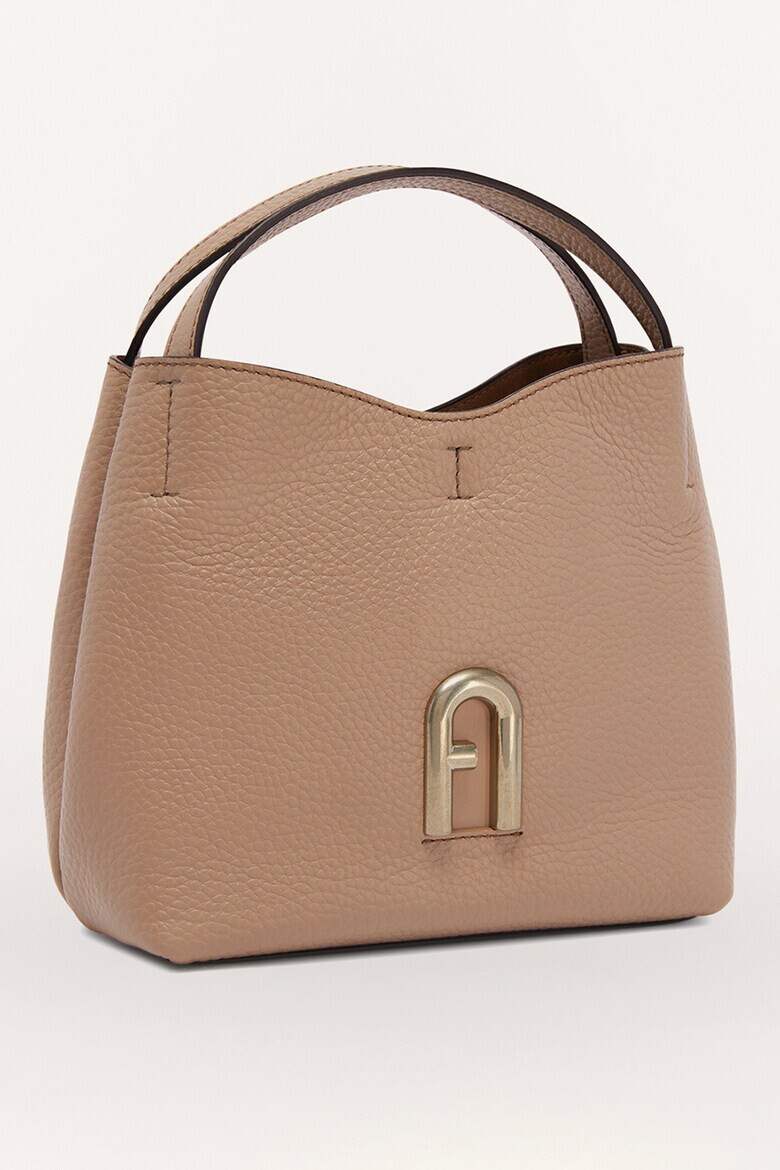 Furla Кожена чанта Primula с релеф - Pepit.bg