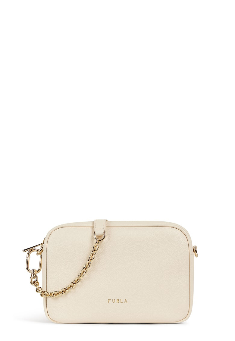 Furla Кожена чанта Real с лого - Pepit.bg