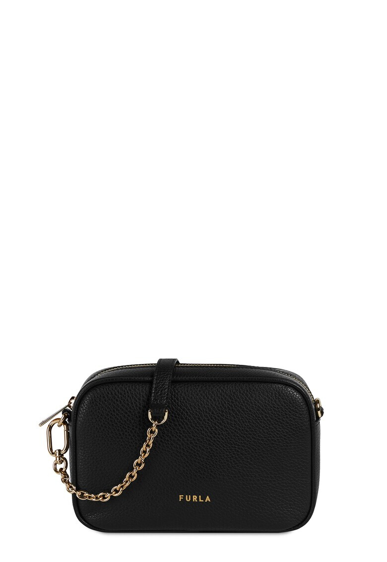 Furla Кожена чанта Real с лого - Pepit.bg
