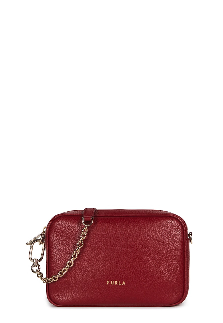 Furla Кожена чанта Real с лого - Pepit.bg