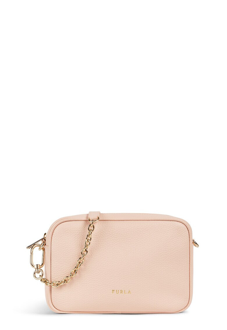 Furla Кожена чанта Real с лого - Pepit.bg