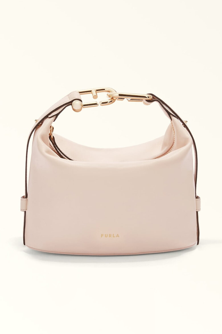 Furla Кожена чанта с лого - Pepit.bg