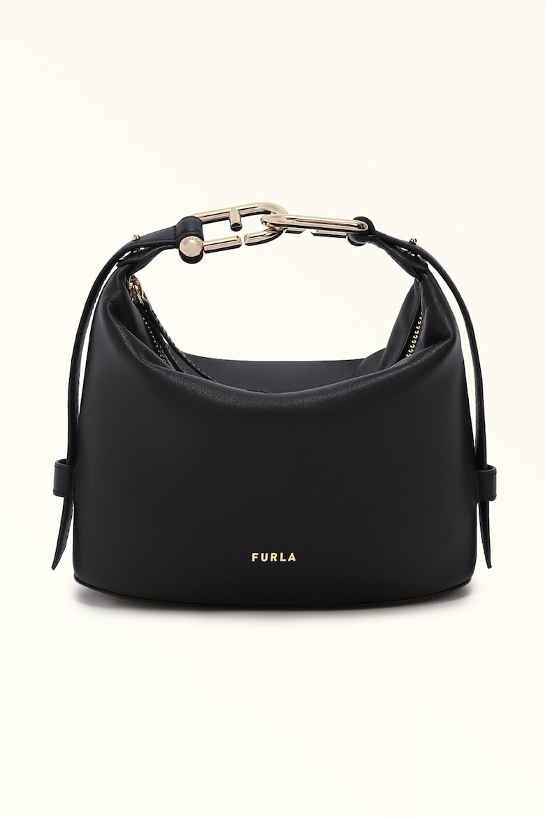 Furla Кожена чанта с лого - Pepit.bg