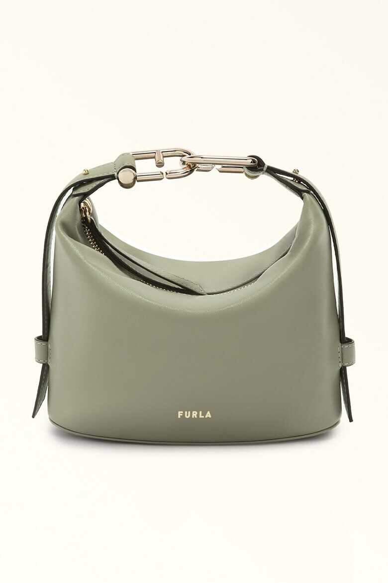 Furla Кожена чанта с лого - Pepit.bg